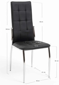 Pakiet 4 krzese Galet