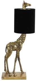 Czarno-brązowa lampa stołowa (wysokość 61 cm) Giraffe – Light &amp; Living