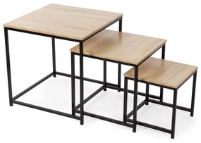 Stoliki zestaw 3 szt. 50x50 cm – Compactor