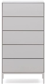 Biała wysoka komoda 60x114 cm Vedrana – Kave Home