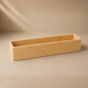 Organizer biurkowy bambusowy, 38 x 8 x 7 cm