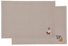 Bawełniane maty stołowe zestaw 2 szt. 33x48 cm Bistro – Södahl