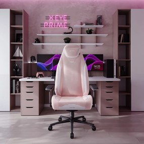 Fotel gamingowy materiałowy Diablo X-Eye Prime Normal Size, Akira Pink