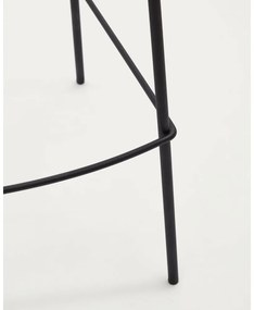 Jasnoszary hoker (wysokość siedziska 75 cm) Yvette – Kave Home