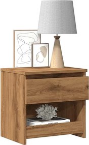 Stolik nocny 40x30x39 cm wykonany z drewna dębowego rzemieślniczego