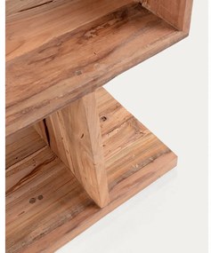 Regał z litego drewna tekowego w naturalnym kolorze 55x132x30 cm Aroba – Kave Home