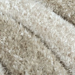 Beżowy dywan tkany ręcznie z włókien z reyklingu 120x170 cm Velvet – Flair Rugs