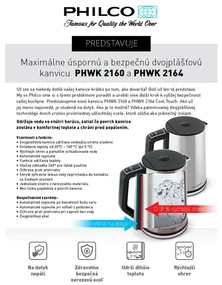 Philco PHWK 1700 czajnik bezprzewodowy, 1,7 l