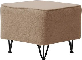 Podnóżek MARK 50 x 50 cm Beżowy