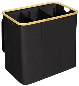 Kosz na pranie, bambus, 57 x 50 x 37, Trio Ecori, WENKO