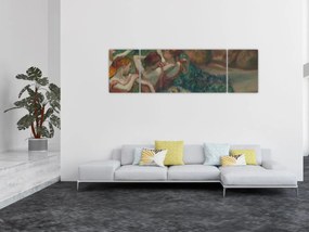 Obraz - Edgar Degas, Four Dancers, reprodukcje (170x50 cm)