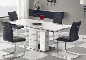 Biały stół rozkładany 160-200x90 - Selado