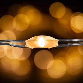 Zestaw 2 sztuk drutów świetlnych 50 LED - ciepła biel