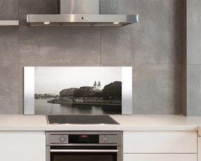 Szkło do Kuchni na Ścianę Most na Wiśle w Krakowie