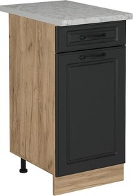 Szafka dolna do kuchni antracytowy domek wiejski 40x60x81.6 r-line