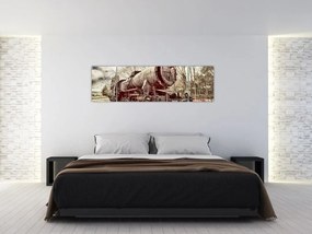 Historyczny wizerunek lokomotywy (170x50 cm)