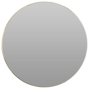 Lustro okrągłej w minimalistycznej ramie, Ø 55 cm