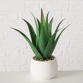 Sztuczna roślina aloes w donicze MONDRAGO, 29 cm