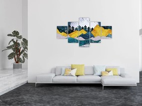 Obraz - Krajobraz polarny (125x70 cm)