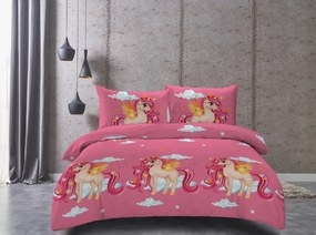 PrzytulneMieszkanie.pl PrzytulneMieszkanie.pl Dziecięca pościel KONIK różowa Rozmiar pościeli: 2 szt 70 x 80 cm | 160 x 200 cm