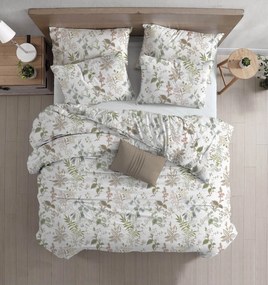 PrzytulneMieszkanie.pl PrzytulneMieszkanie.pl Pościel z bawełny Renforcé FLORWELLA biała Rozmiar pościeli: 2 szt 70 x 90 cm | 200 x 220 cm