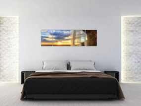 Obraz - Wodospad (170x50 cm)