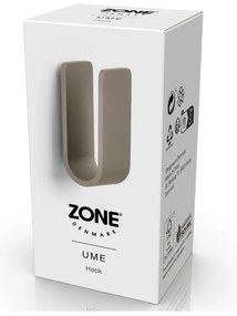 Szarobrązowy metalowy haczyk ścienny Ume – Zone