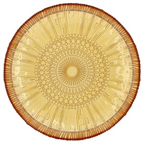 Pomarańczowy szklany półmisek ø 30 cm Kusintha – Bitz