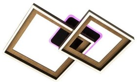 LED RGBW ściemnialny plafon sufitowy LED/75W/230V 3000-6500K z pilotem