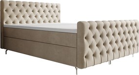 Łóżko kontynentalne Chester Plus 160x200 Monolith 02