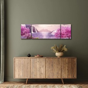 Obraz jeziora (170x50 cm)