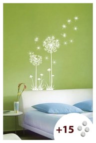 Naklejka z 15 kryształkami Swarovski Ambiance Dandelion Flowers