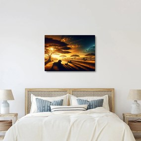 Obraz - Odpoczywające lwy (70x50 cm)