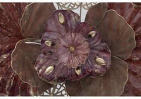 Metalowa dekoracja wisząca Mauro Ferretti Flowery, 118x58 cm