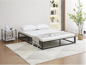 Rama lózka metalowa 140 x 190 - Czarna