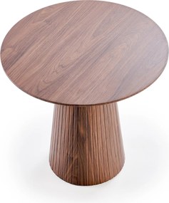 Stolik kawowy okrągły Stellis 60 cm - orzech