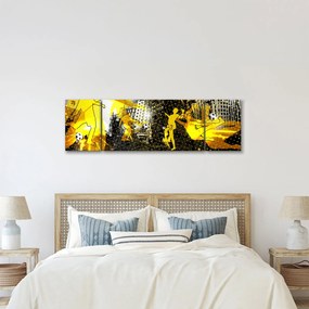 Obraz - Piłka nożna w wielkim mieście (170x50 cm)