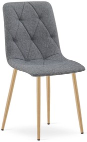 Szare krzesło do kuchni LIBRA