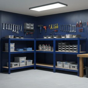 Regał o dużej nośności HEAVY, maks. 875kg, 90x40x180cm, niebieska Monzana