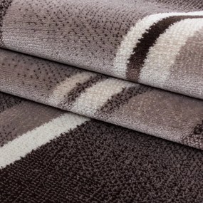 Dywan nowoczesny Parma Linie brązowy 280 cm x 370 cm