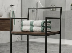 Ręcznik kąpielowy szybkoschnący VELMORA 70x140 cm miętowy, 100% mikrofibra