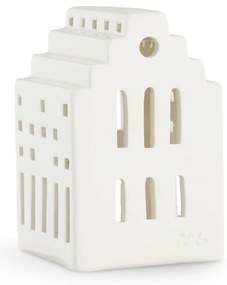 Biały ceramiczny lampion Kähler Design Long Church, wys. 10 cm