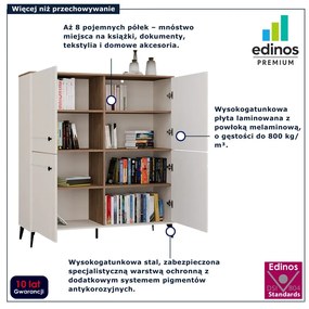 Duża komoda kaszmirowa na nóżkach K7-R13