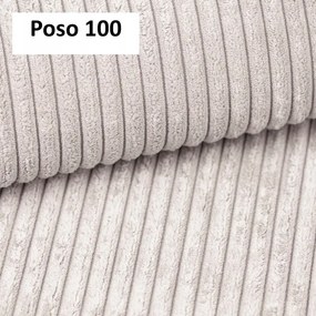 Narożnik wolnostojący CARL Lewy w tkaninie POSO 100