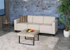 3-osobowa sofa Moncalieri, kremowa