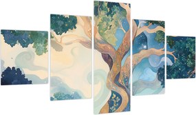Obraz – Kosmiczne drzewo (125x70 cm)