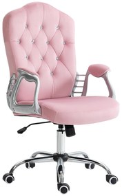 Vinsetto Krzesło do Rysowania Biurowe Komputerowe z Podnóżkiem Regulowana Wysokość 59x59x115cm Czarne | Aosom PL