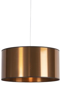 Art Deco lampa wisząca biała z miedzianym kloszem 50 cm - Pendant Nowoczesny Oswietlenie wewnetrzne