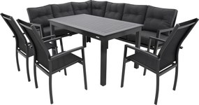 Doppler EXPERT LOUNGE ogrodowy zestaw wypoczynkowy 3+1+1