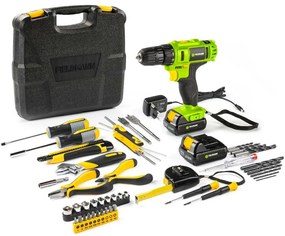 Fieldmann FDV 10205-51AR wiertarka akumulatorowa z narzędziami